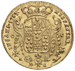 NAPLES Ferdinand IV (1759-1799) 6 Ducats 1767 - Marteau...