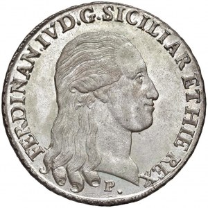 NAPOLI Ferdinando IV (1759-1799) Piastra 1798 - Maglioc...