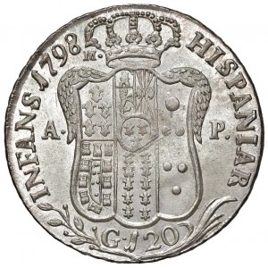 NAPOLI Ferdinando IV (1759-1799) Piastra 1798 - Maglioc...