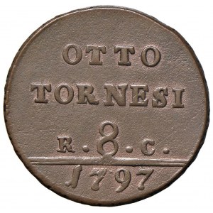 NAPOLI Ferdinando IV di Borbone (1759-1799) 8 Tornesi 1...