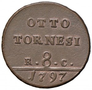 NAPLES Ferdinand IV of Bourbon (1759-1799) 8 Tornesi 1...
