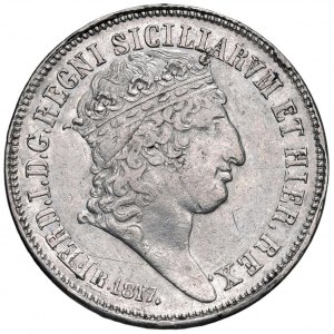 NAPLES Ferdinand I (1816-1825) 120 Grana 1817 Re-impr...