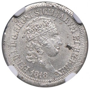 NAPLES Ferdinand I of Bourbon (1816-1825) Carlino 1818...