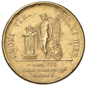 NAPOLI Francesco I (1825-1830) 6 Ducati 1826 - Magliocc...
