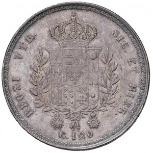 NAPOLI Francesco I (1825-1830) Piastra 1826 Re-impressa...