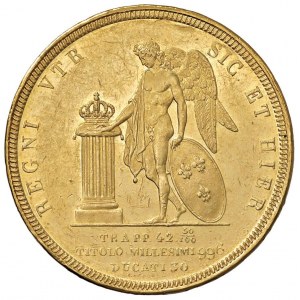 NAPLES Ferdinand II de Bourbon (1830-1859) 30 Ducati 1...