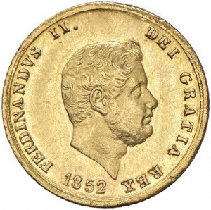 NAPLES Ferdinand II (1830-1859) 3 Ducats 1852 - Marteau...