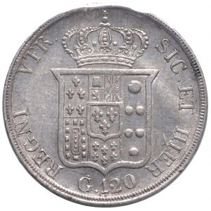 NAPOLI Ferdinando II (1830-1859) Piastra 1833 - Maglioc...
