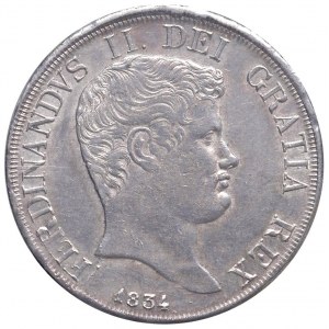 NAPOLI Ferdinando II (1830-1859) Piastra 1834 - Maglioc...