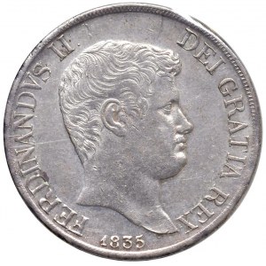 NAPOLI Ferdinando II (1830-1859) Piastra 1835 - Maglioc...