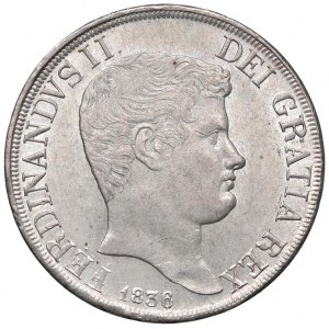 NAPOLI Ferdinando II (1830-1859) Piastra 1836 - Maglioc...