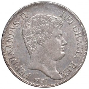 NAPOLI Ferdinando II (1830-1859) Piastra 1837 - Maglioc...