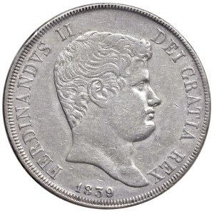 NAPOLI Ferdinando II (1830-1859) Piastra 1839 - Maglioc...