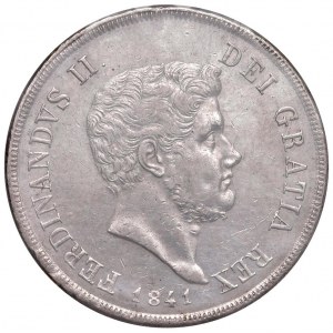 NAPOLI Ferdinando II (1830-1859) Piastra 1841 - Maglioc...
