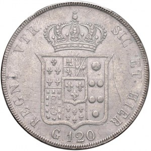 NAPOLI Ferdinando II (1830-1859) Piastra 1845 - Maglioc...