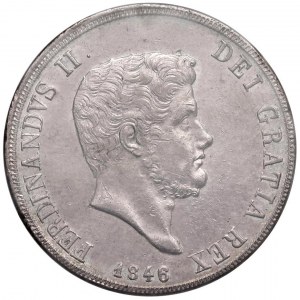 NAPOLI Ferdinando II (1830-1859) Piastra 1846 - Maglioc...