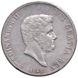 NAPOLI Ferdinando II (1830-1859) Piastra 1848 - Maglioc...