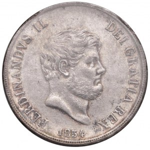 NAPOLI Ferdinando II (1830-1859) Piastra 1854 - Maglioc...