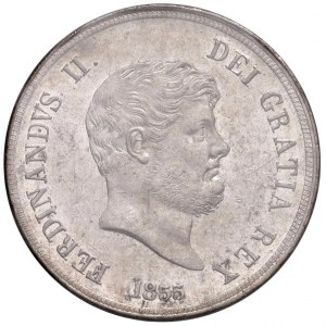NAPOLI Ferdinando II (1830-1859) Piastra 1855 - Maglioc...