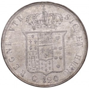NAPOLI Ferdinando II (1830-1859) Piastra 1855 - Maglioc...