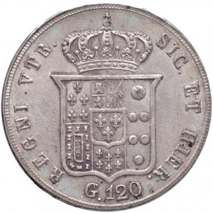 NAPOLI Ferdinando II (1830-1859) Piastra 1857 - Maglioc...