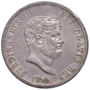 NAPLES Ferdynand II (1830-1859) Płyta 1859 - Maglioc...