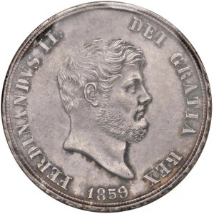 NAPOLI Ferdinando II (1830-1859) Piastra 1859 Aquile ro...