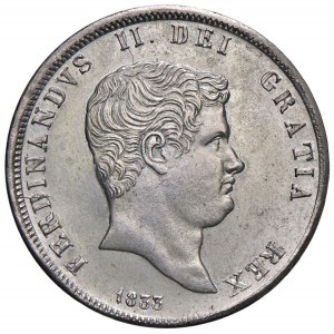 NAPOLI Ferdinando II (1830-1859) Mezza piastra 1833 - M...