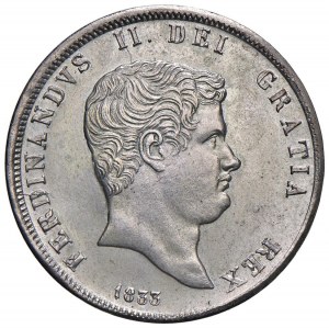 NAPLES Ferdinand II (1830-1859) Half plate 1833 - M...