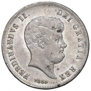 NAPLES Ferdinand II (1830-1859) Half plate 1854 - M...