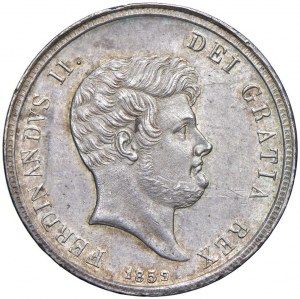 NAPLES Ferdinand II (1830-1859) Half plate 1859 - M...