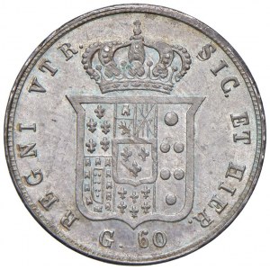 NAPOLI Ferdinando II (1830-1859) Mezza piastra 1859 - M...