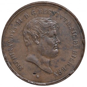 NAPOLI Ferdinando II (1830-1859) 10 Tornesi 1855 - Magl...
