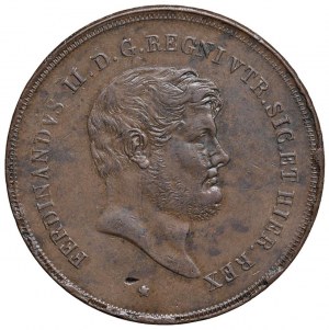 NAPLES Ferdinand II (1830-1859) 10 Tornesi 1855 - Magl...