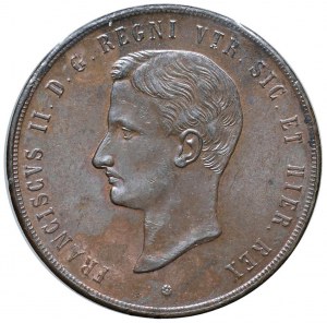 NAPLES Francis II (1859-1860) 10 Tornesi 1859 - Magli...