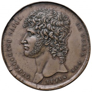 NAPOLI Murat (1808-1815) Medaglia Piazza Murat 1809 - O...