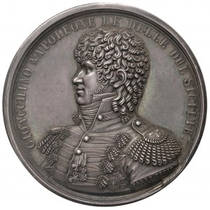 Joachim Murat (1808-1815) Médaille 1812 pour la pose ...