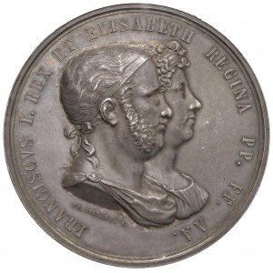 NAPLES Francis I (1825-1830) 1825 medal struck at ...
