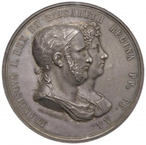 NAPLES Francis I (1825-1830) 1825 medal struck at ...