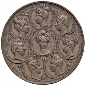 NAPLES Franciszek I (1825-1830) Medal 1829 Konwent ...