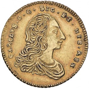 PALERMO Carlo di Borbone (1734-1759) Doppia oncia 1753 ...