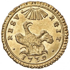 PALERMO Karel Bourbonský (1734-1759) Unce 1739 - Serio...