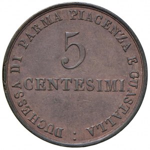 PARMA Maria Luigia d'Autriche (1815-1847) 5 Cents 18...