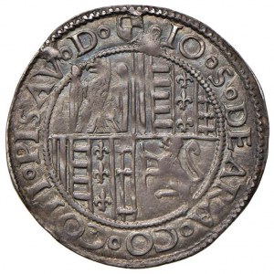PESARO Giovanni Sforza (1480-1500) Grosso - Cav. 85 AG ...