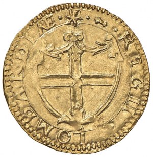 REGGIO EMILIA Ercole II d'Este (1534-1559) Golden shield ...