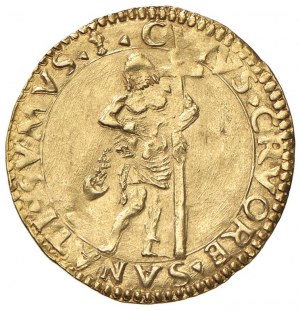 REGGIO EMILIA Ercole II d'Este (1534-1559) Golden shield ...