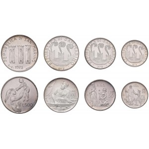 SAN MARINO Divisionale 1972 Prova - AG RRRR Lotto di ot...