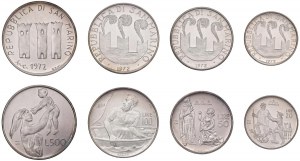 SAN MARINO Divisionale 1972 Prova - AG RRRR Lotto di ot...