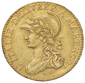 TURIN Subalpine Republic (1800-1802) 20 Francs A'. ...