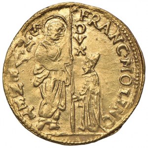 VENICE Francesco Molin (1646-1655) Zecchino - Pa. 6 AU...